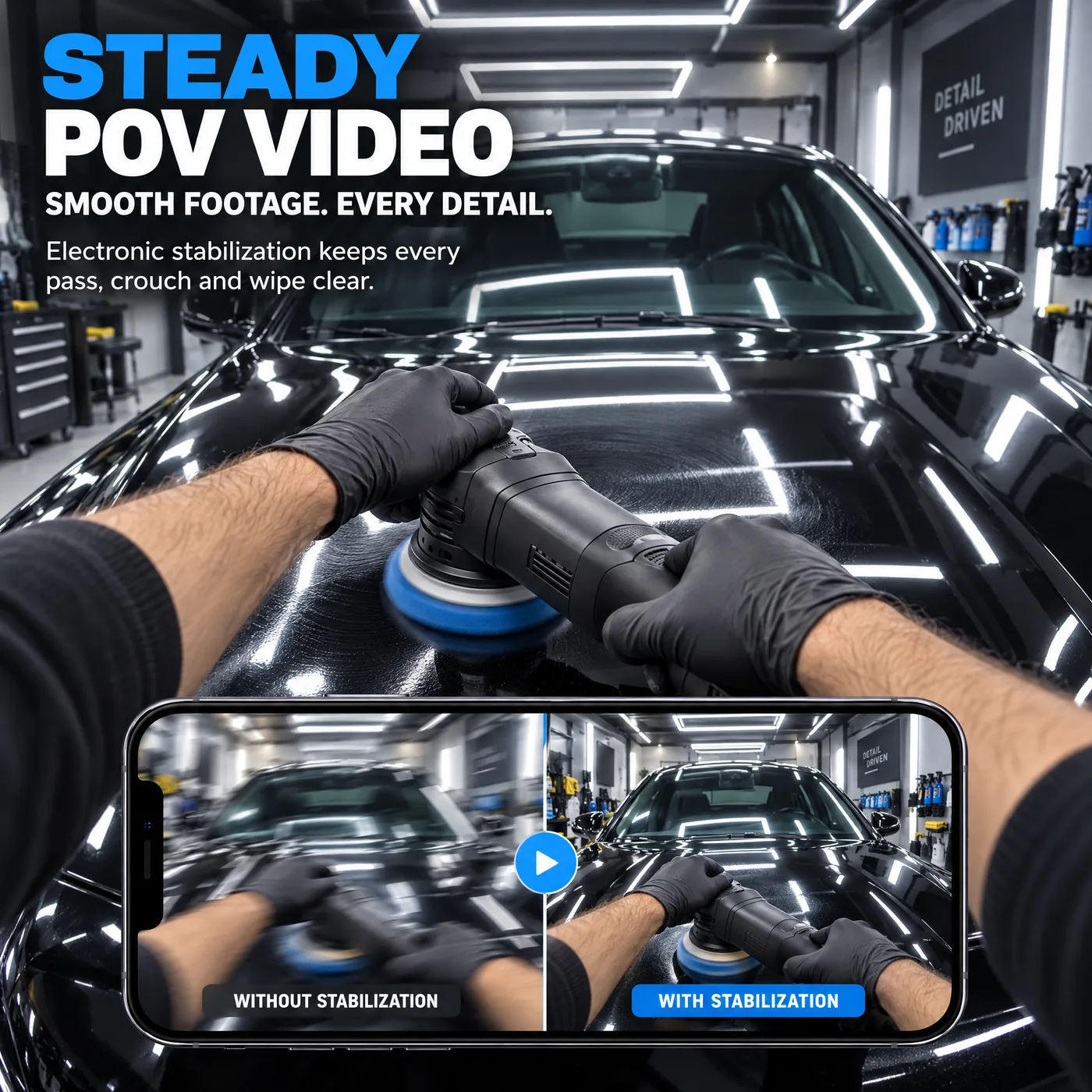 Steady POV video
